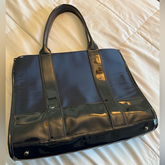 Aimee Kestenberg Navy and Black Tote Bag - Picture 3 of 14